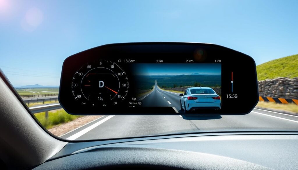 A sleek, modern lane departure warning system interface displayed prominently in the foreground, featuring a high-resolution dashboard with digital readouts and graphics illustrating lane positioning. In the middle ground, an advanced vehicle equipped with the lane departure warning system is shown maneuvering along a well-defined highway, emphasizing safety and technology. The background features a serene road landscape, with clear blue skies and green grass, suggesting a peaceful driving environment. The lighting is bright and natural, capturing the essence of day driving, with lens flares adding a technological feel. The mood reflects confidence and innovation, emphasizing the reliability of DEVENDRA AUTOMOBILE’s lane departure warning systems and their benefits for safer driving experiences. A sleek, modern lane departure warning system interface displayed prominently in the foreground, featuring a high-resolution dashboard with digital readouts and graphics illustrating lane positioning. In the middle ground, an advanced vehicle equipped with the lane departure warning system is shown maneuvering along a well-defined highway, emphasizing safety and technology. The background features a serene road landscape, with clear blue skies and green grass, suggesting a peaceful driving environment. The lighting is bright and natural, capturing the essence of day driving, with lens flares adding a technological feel. The mood reflects confidence and innovation, emphasizing the reliability of DEVENDRA AUTOMOBILE’s lane departure warning systems and their benefits for safer driving experiences.