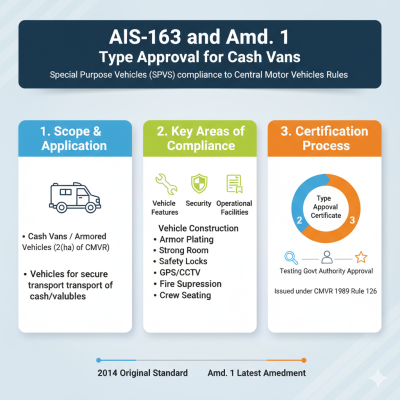 Procedure for Type Approval of Special Purpose Vehicles Cash Van Devendra Automobile Pune